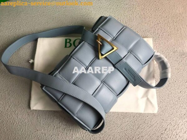 Replica Bottega Veneta BV 591970 Padded Cassette 20206 Grey Gold 4