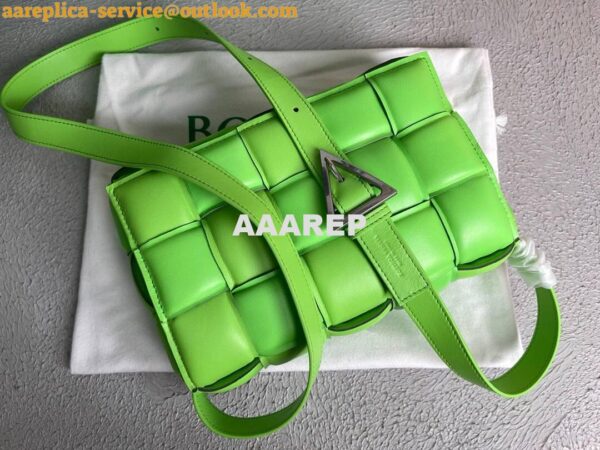 Replica Bottega Veneta BV 591970 Padded Cassette 20206 Lemon Green Silver 6