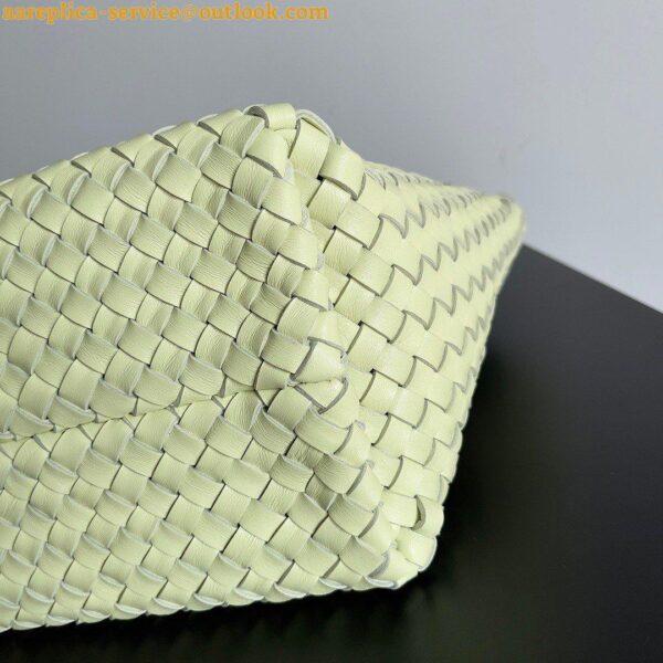 Replica Bottega Veneta Cabat Medium Bag In Lemon Intrecciato Lambskin 3