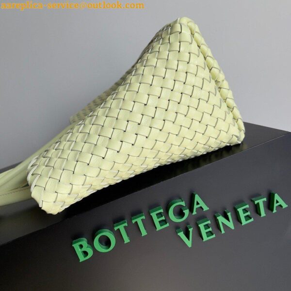 Replica Bottega Veneta Cabat Medium Bag In Lemon Intrecciato Lambskin 4