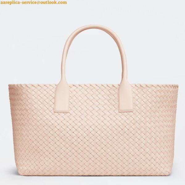 Replica Bottega Veneta Cabat Medium Bag In Melon Intrecciato Lambskin 3