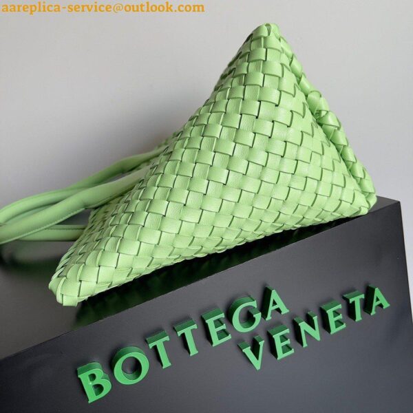 Replica Bottega Veneta Cabat Medium Bag In Pistachio Intrecciato Lambskin 6