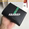 Replica Celine Strap medium/large multifunction wallet in black graine 2