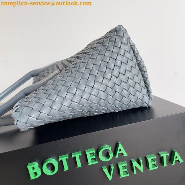 Replica Bottega Veneta Cabat Medium Bag In Thunder Intrecciato Lambskin 7