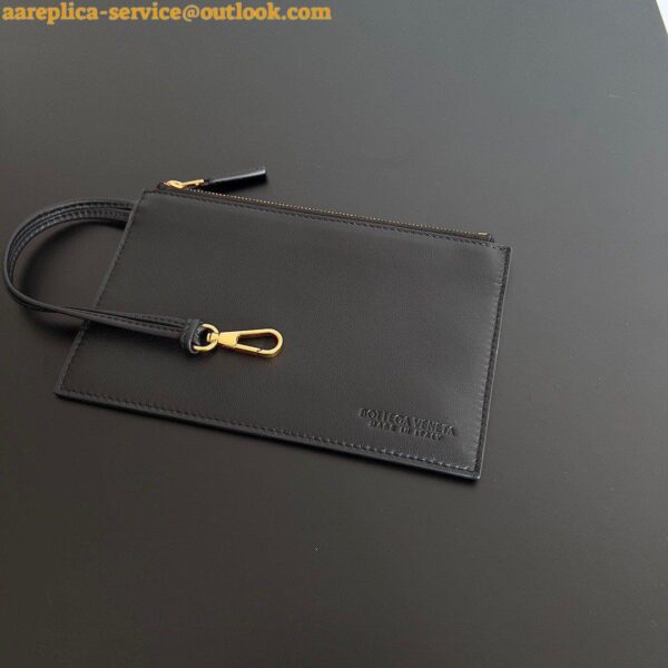 Replica Bottega Veneta Cabat Mini Bag In Black Intrecciato Lambskin 11