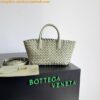 Replica Bottega Veneta Cabat Mini Bag In White Intrecciato Lambskin 2