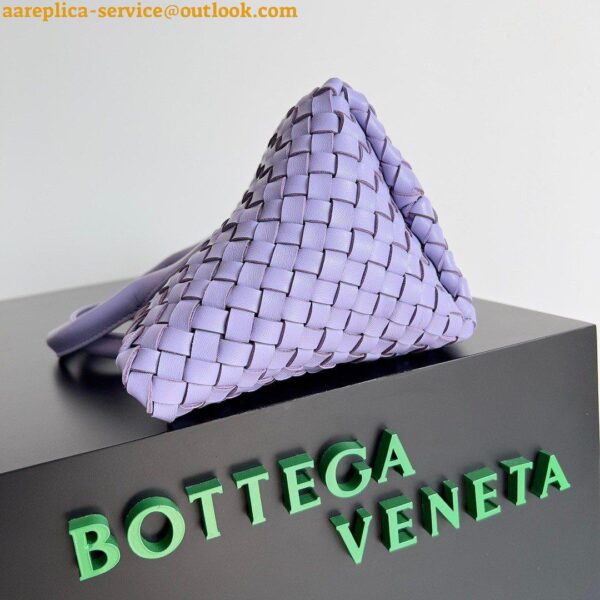 Replica Bottega Veneta Cabat Mini Bag In Wisteria Intrecciato Lambskin 4