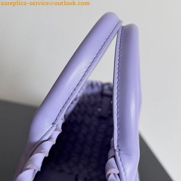 Replica Bottega Veneta Cabat Mini Bag In Wisteria Intrecciato Lambskin 5