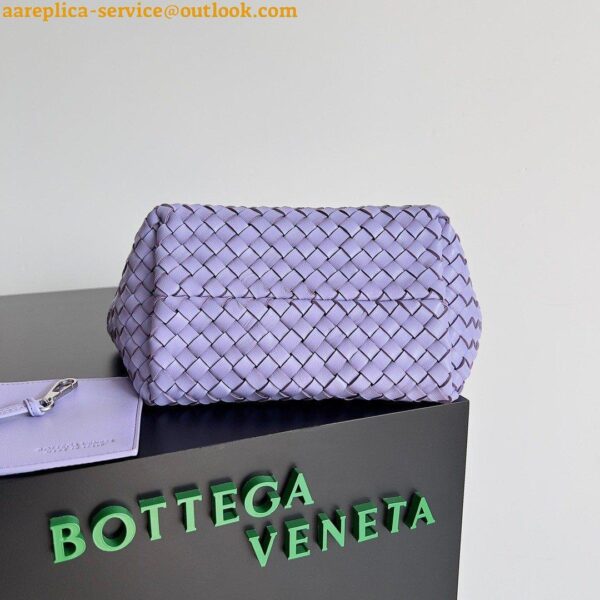 Replica Bottega Veneta Cabat Mini Bag In Wisteria Intrecciato Lambskin 6