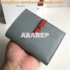 Replica Celine Strap medium/large multifunction wallet in red grained