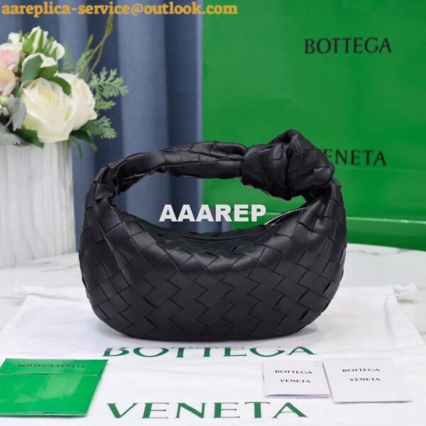 Replica Bottega Veneta BV 651876 mini Jodie Black 4