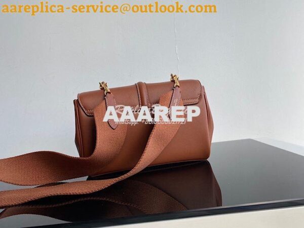 Replica Celine Teen Soft 16 Bag in Smooth Calfskin 196853 Tan 4