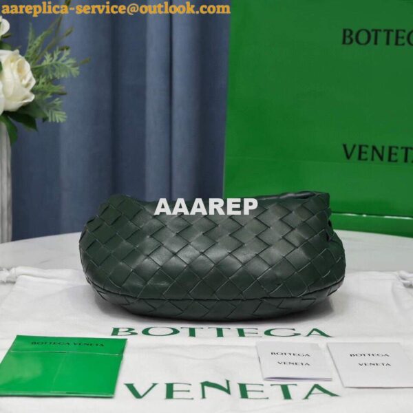 Replica Bottega Veneta BV 651876 mini Jodie Dark Green 3