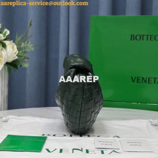 Replica Bottega Veneta BV 651876 mini Jodie Dark Green 4