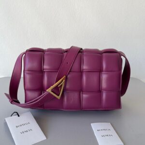 Replica Bottega Veneta Padded Cassette Bag In Cinnabar Intrecciato Lambskin