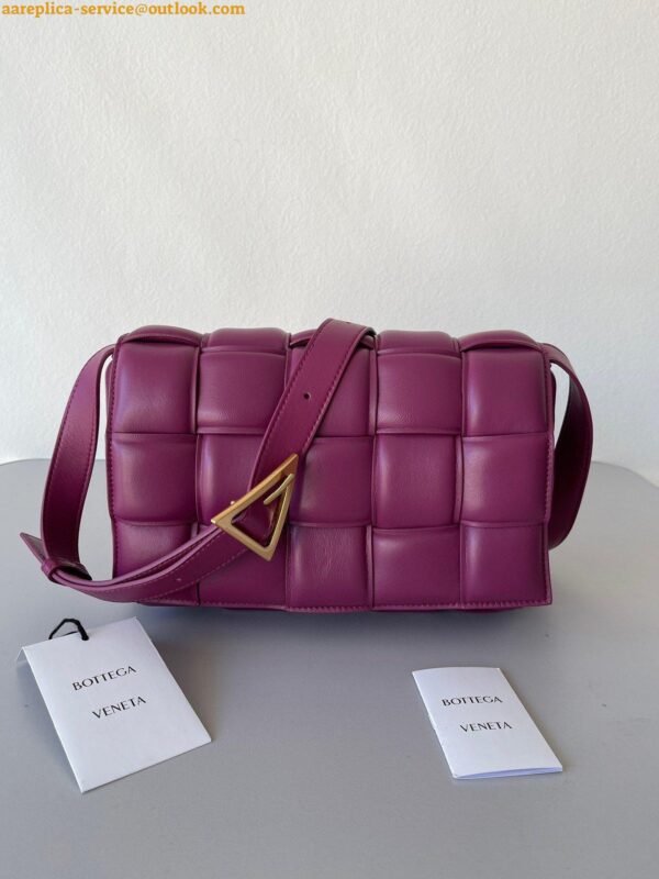 Replica Bottega Veneta Padded Cassette Bag In Cinnabar Intrecciato Lambskin