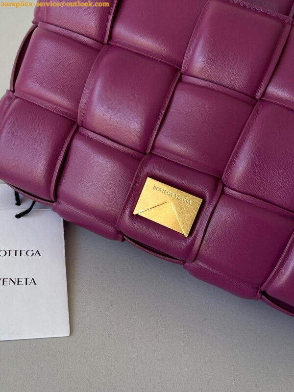 Replica Bottega Veneta Padded Cassette Bag In Cinnabar Intrecciato Lambskin 4