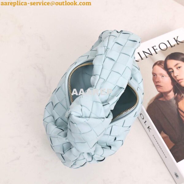 Replica Bottega Veneta BV 651876 mini Jodie Light Blue 7