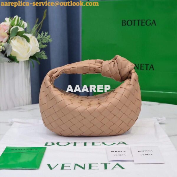 Replica Bottega Veneta BV 651876 mini Jodie Nude Pink 2