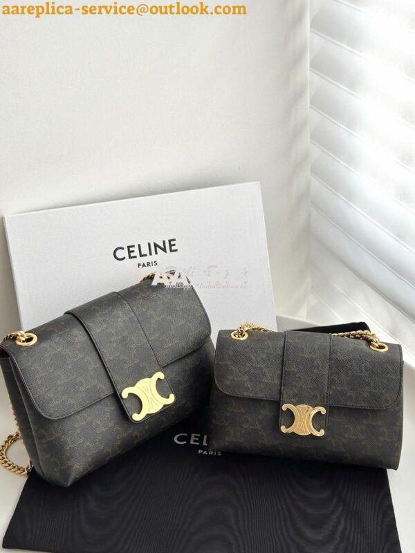 Replica Celine Teen Victoire Bag In Triomphe Canvas 116592