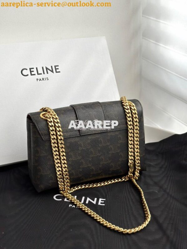 Replica Celine Teen Victoire Bag In Triomphe Canvas 116592 8