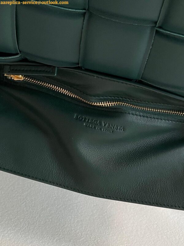 Replica Bottega Veneta Padded Cassette Bag In Green Intrecciato Deerskin 6