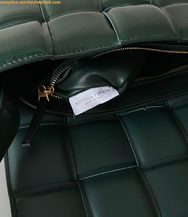 Replica Bottega Veneta Padded Cassette Bag In Green Intrecciato Deerskin 9