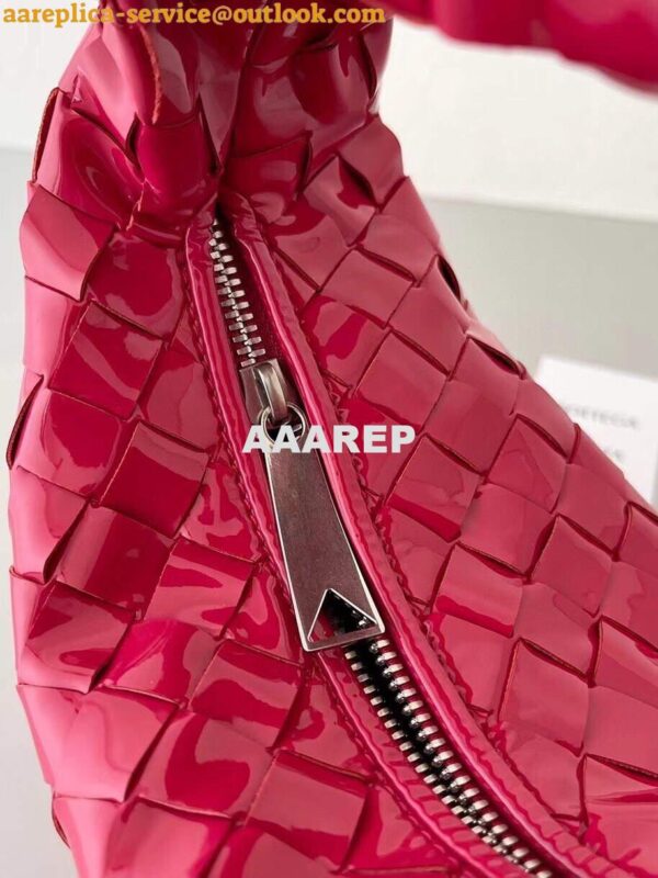 Replica Bottega Veneta BV 651876 mini Jodie Patent leather Red 9