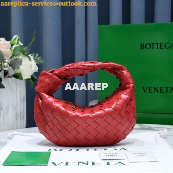 Replica Bottega Veneta BV 651876 mini Jodie Red 3