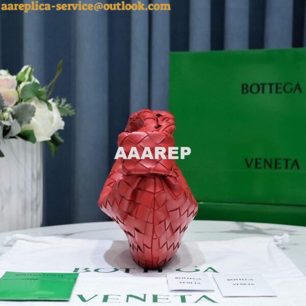 Replica Bottega Veneta BV 651876 mini Jodie Red 4