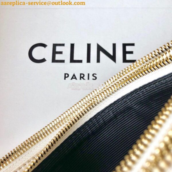 Replica Celine Trio Bag in Smooth Lambskin 187603 Linen 11