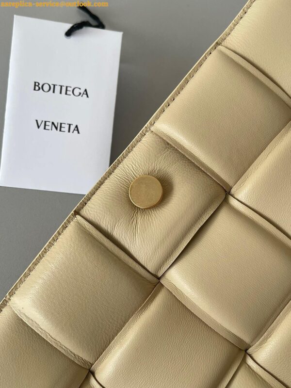 Replica Bottega Veneta Padded Cassette Bag In Porridge Intrecciato Lambskin 8