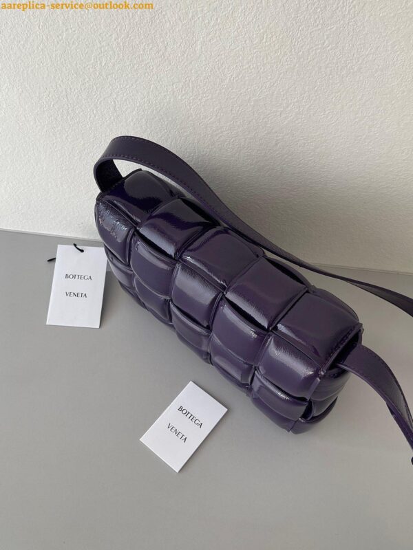 Replica Bottega Veneta Padded Cassette Bag In Purple Intrecciato Deerskin 9