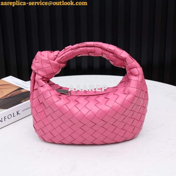 Replica Bottega Veneta BV 651876 mini Jodie Rose Red