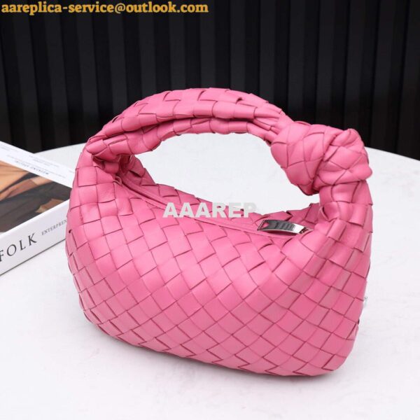 Replica Bottega Veneta BV 651876 mini Jodie Rose Red 4