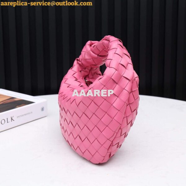 Replica Bottega Veneta BV 651876 mini Jodie Rose Red 6