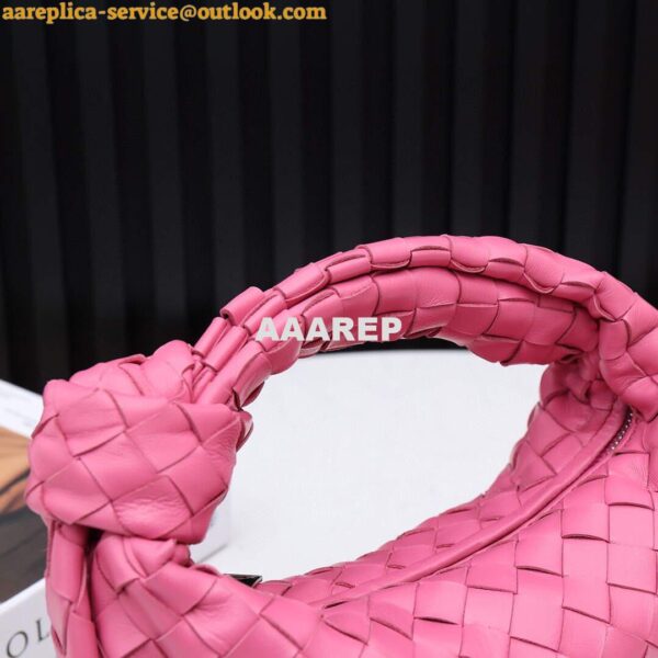 Replica Bottega Veneta BV 651876 mini Jodie Rose Red 5