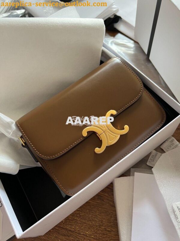 Replica Celine Triomphe Bag Camel 3