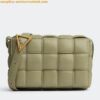 Replica Bottega Veneta Padded Cassette Bag In White Intrecciato Lambskin 2