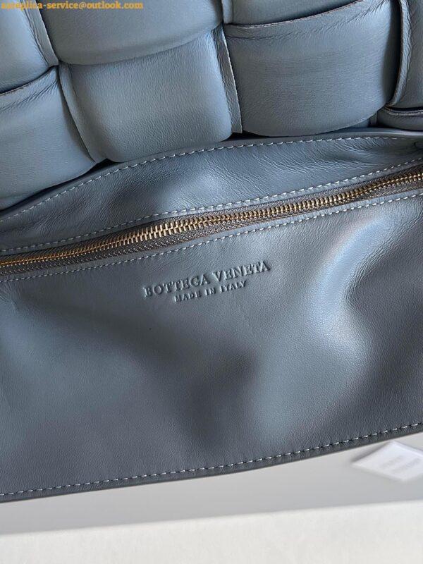 Replica Bottega Veneta Padded Cassette Bag In Thunder Intrecciato Lambskin 9