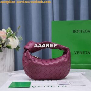 Replica Bottega Veneta BV 651876 mini Jodie Wine Red