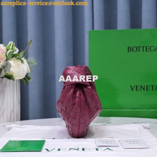 Replica Bottega Veneta BV 651876 mini Jodie Wine Red 7