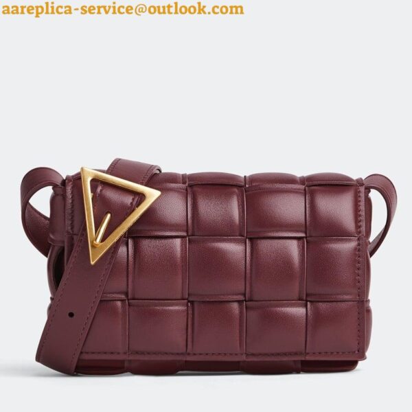 Replica Bottega Veneta Small Padded Cassette Bag In Barolo Lambskin