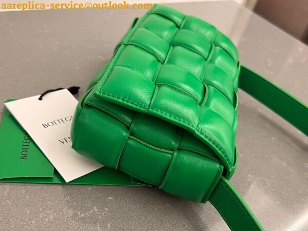 Replica Bottega Veneta Small Padded Cassette Bag In Parakeet Lambskin 6