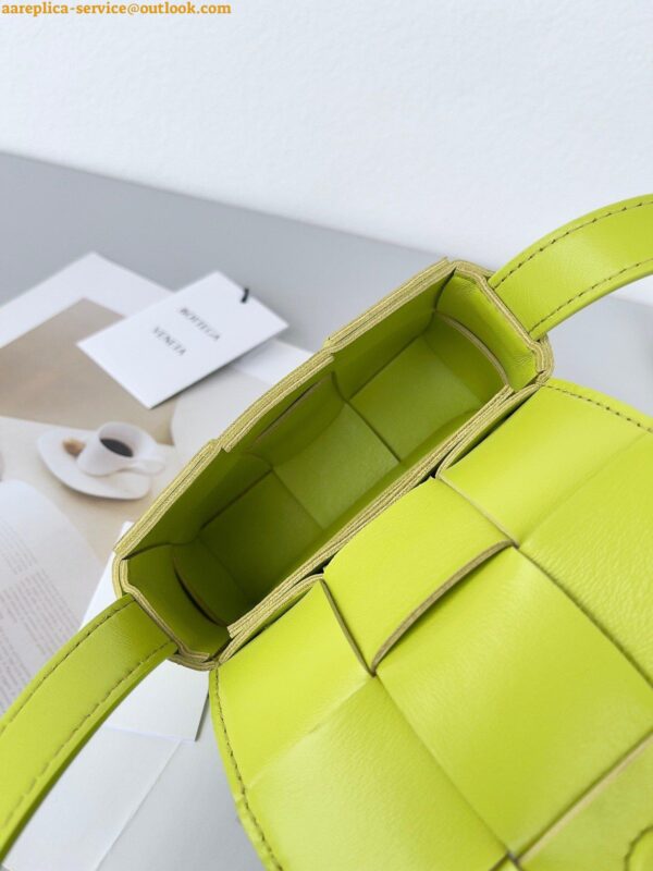 Replica Bottega Veneta Candy Cassette Bag In Acid Kiwi Lambskin 12