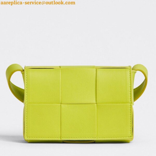 Replica Bottega Veneta Candy Cassette Bag In Acid Kiwi Lambskin 14