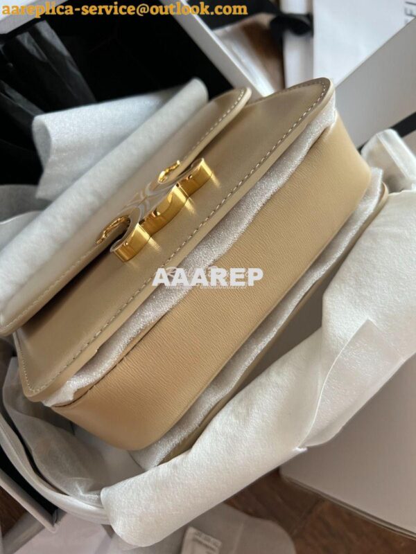 Replica Celine Triomphe Bag Soft Yellow 5