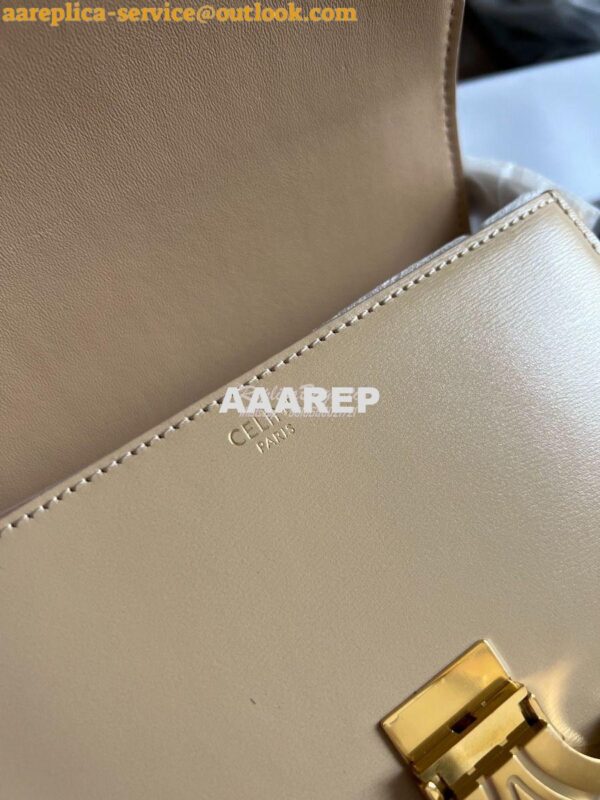 Replica Celine Triomphe Bag Soft Yellow 8