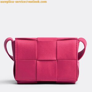 Replica Bottega Veneta Candy Cassette Bag In Cranberry Lambskin