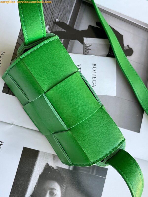 Replica Bottega Veneta Candy Cassette Bag In Parakeet Lambskin 4